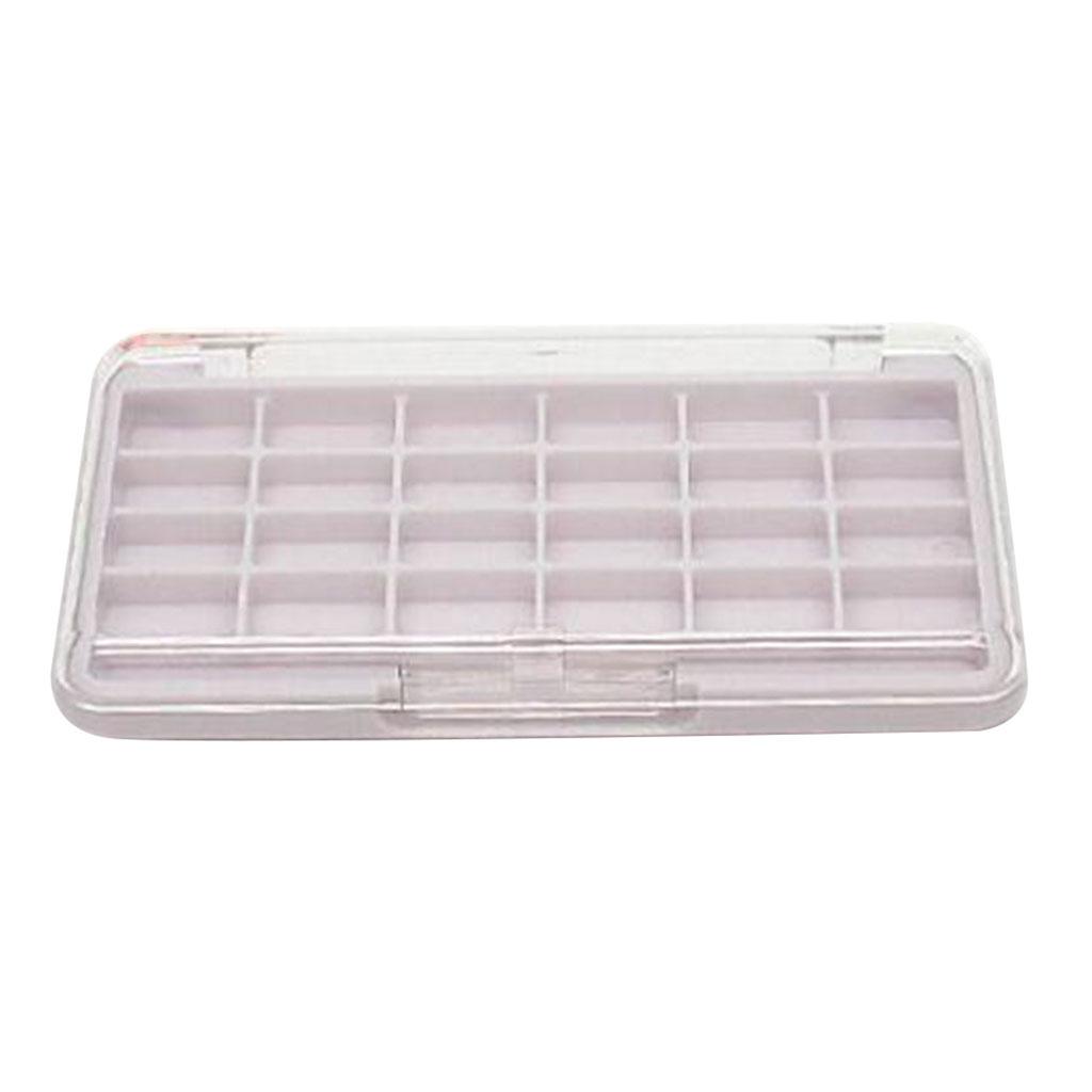 Makeup Case Box Empty Eyeshadow Palette Holder ABS Plastic 24 Slot Organizer for DIY Cosmetic and Travel Use Makeup Case Box Empty Eyeshadow Palette Holder ABS Plastic 24 Slot Organizer for DIY Cosmetic and Travel Use
