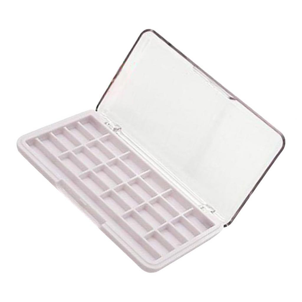 Makeup Case Box Empty Eyeshadow Palette Holder ABS Plastic 24 Slot Organizer for DIY Cosmetic and Travel Use Makeup Case Box Empty Eyeshadow Palette Holder ABS Plastic 24 Slot Organizer for DIY Cosmetic and Travel Use
